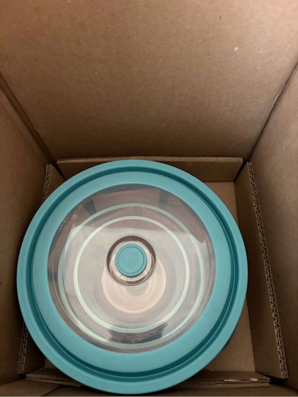 Anchor Hocking 14 pc Glass Food Storage Bowls with True Seal Lids Blue NIB - Picture 5 of 8